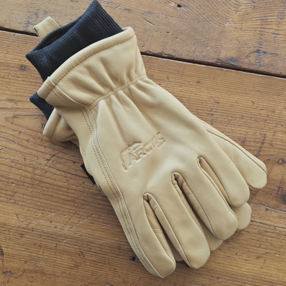 Boss Arctik Leather Gloves Brand New Warm Size L - 2 Pairs